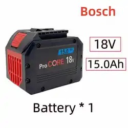 18V 15Ah 100% original Bosch rechargeable battery, suitable for tool BAT609 BAT618 GBA18V80 21700 high-power 5C power battery