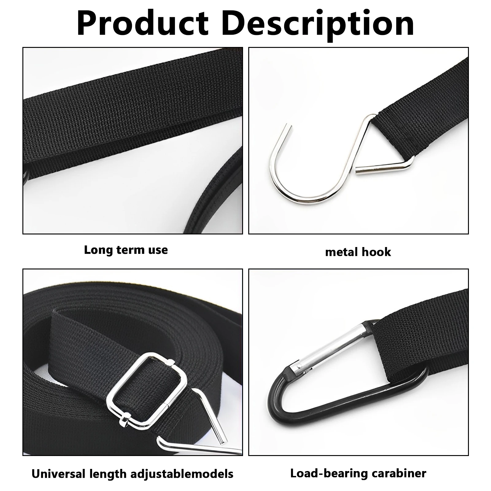 2 pieces of car cover nylon windproof strap adjustable windproof rope sturdy safety protection car fixing rope
