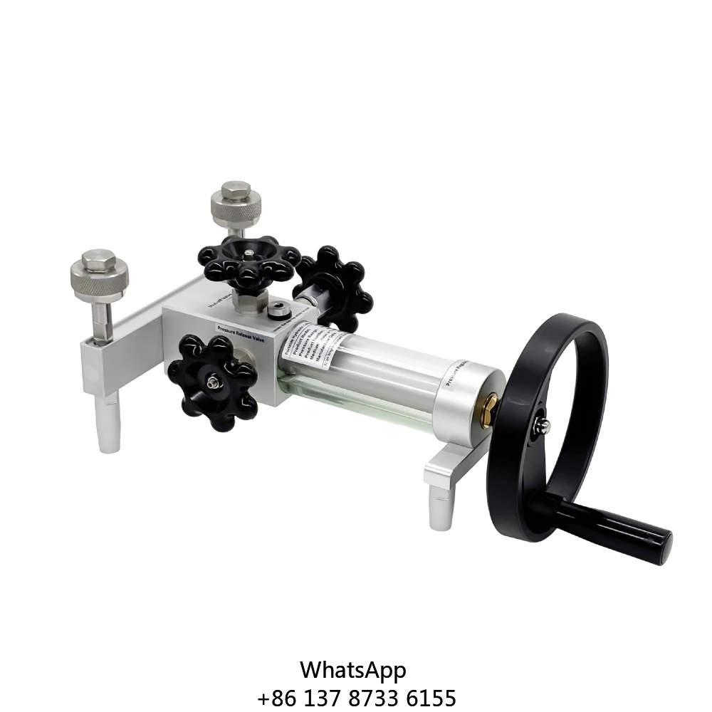 Portable Stainless Steel Hydraulic Calibration Pump 0-70Mpa High Accuracy For Manual Pressure Gauges Calibration