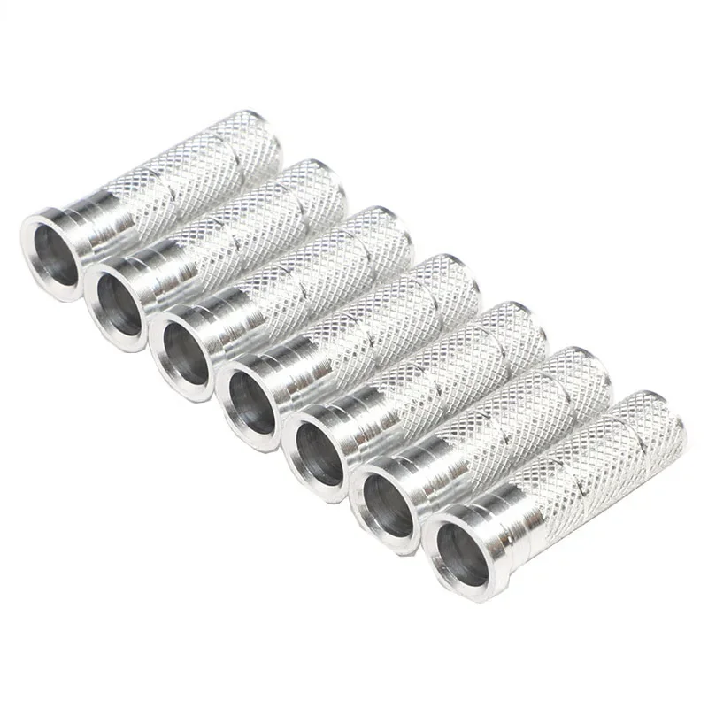 

100 шт. алюминиевые вставки для стрельбы из лука, подходят для ID6,0 мм/6,2 мм/7,6 мм, древок для стрел, тренировочные аксессуары для стрельбы из лука и стрел