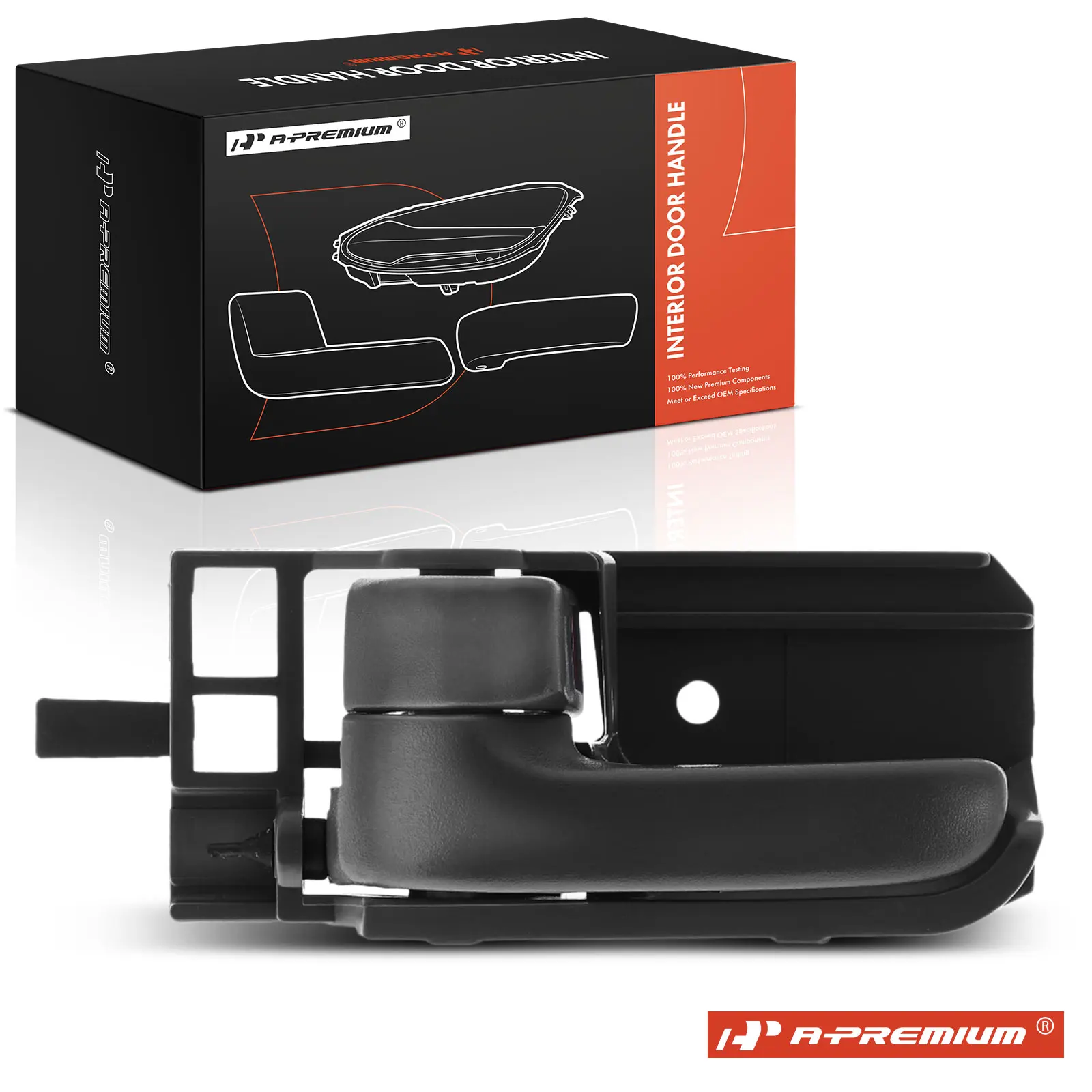 A-Premium Front or Rear Driver Side Gray Interior Door Handle for Toyota Corolla Matrix 2003-2008 Tacoma 2005-2015 Scion tC xA