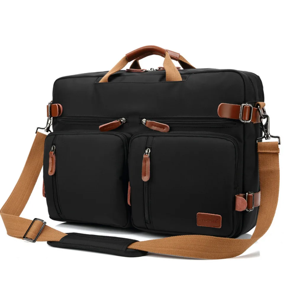 Imagem -03 - Business Briefcase Mochila Conversível Mochila Laptop Bolsa Notebook Bolsa Ombro Messenger Case 156 173
