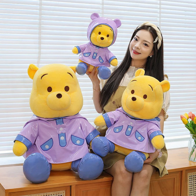 

Плюшевый плащ Винни-Пух, игрушка-Путу, милая шляпа, мягкий подарок на день рождения для детей, парк развлечений, игра-журавль, приз