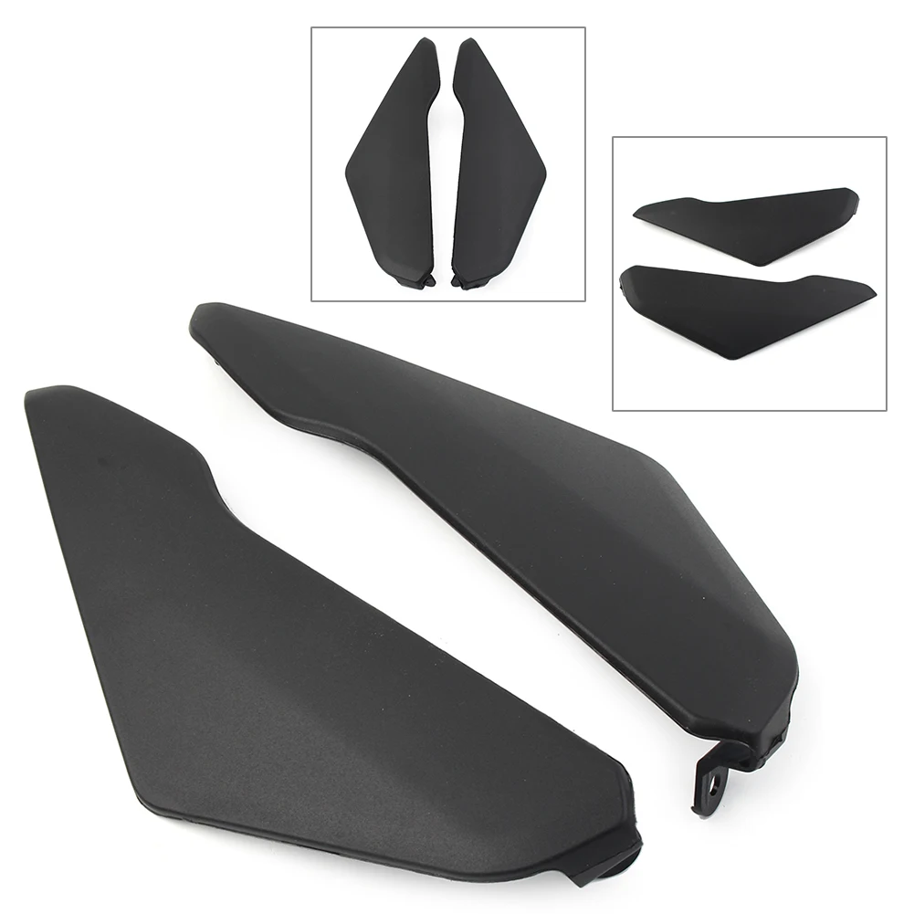 1 Pair Motorcycle ABS Tank Side Cover Trim Fairing Cowl Panels For Suzuki GSXR 600 750 2004 2005 GSXR600 GSXR750 Unpainted Black