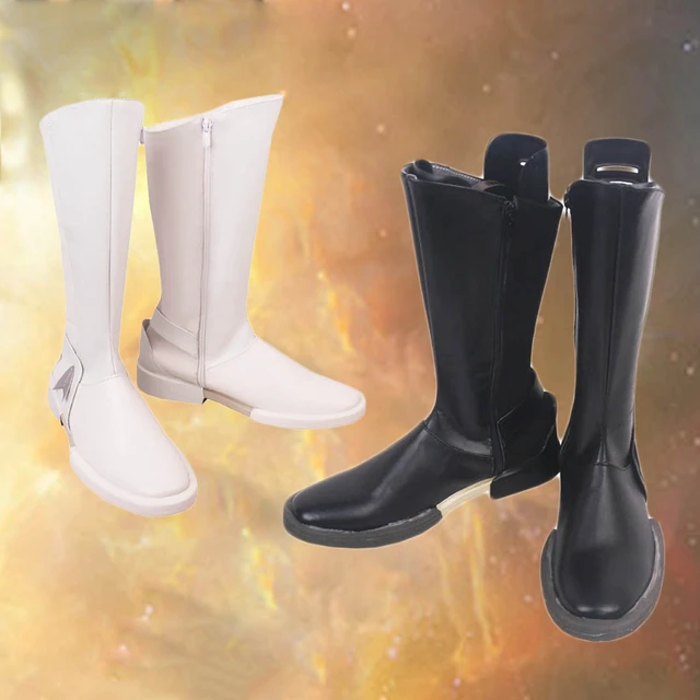 2022 Christopher Pike Cosplay Boots Black and White Version Custom Made Any Size for Unisex AliExpress