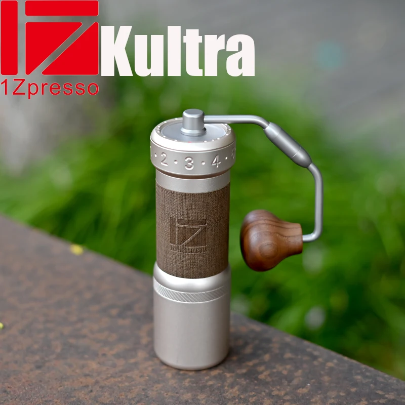 

1zpresso Kultra coffee grinder Portable manual coffee mill adjustable 304stainless steel burr special 7core burr