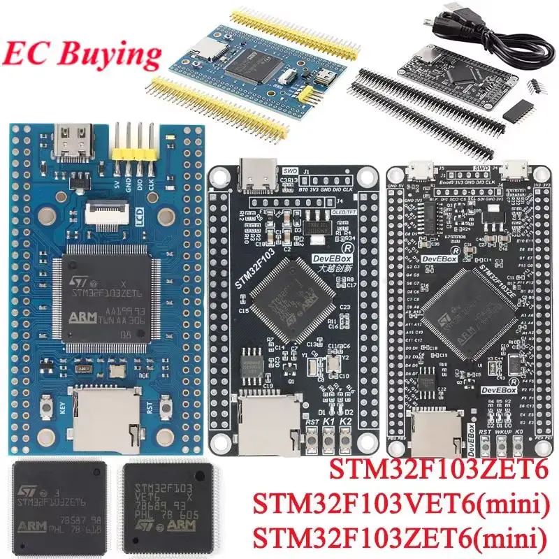 STM32F103ZET6 STM32F103VET6 Mini STM32F103 STM32 F103ZE 103VE ARM Jednoukładowy system edukacyjny Płytka rozwojowa Moduł demonstracyjny — zdjęcie 2