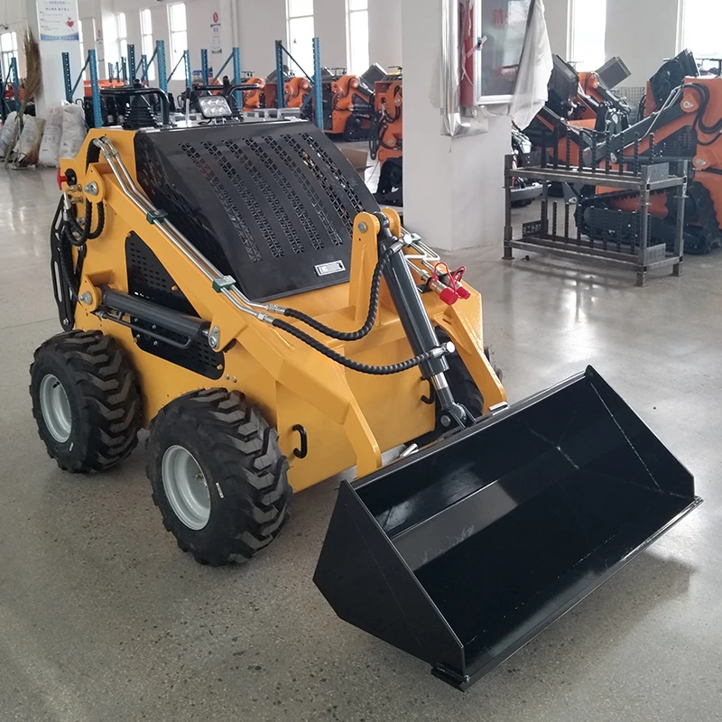 Cheap Mini Skid Steer Loader for Sale Diesel Mini Skid Steer Loader with Bucket Wheel Loader Customize Skid Steer Loader