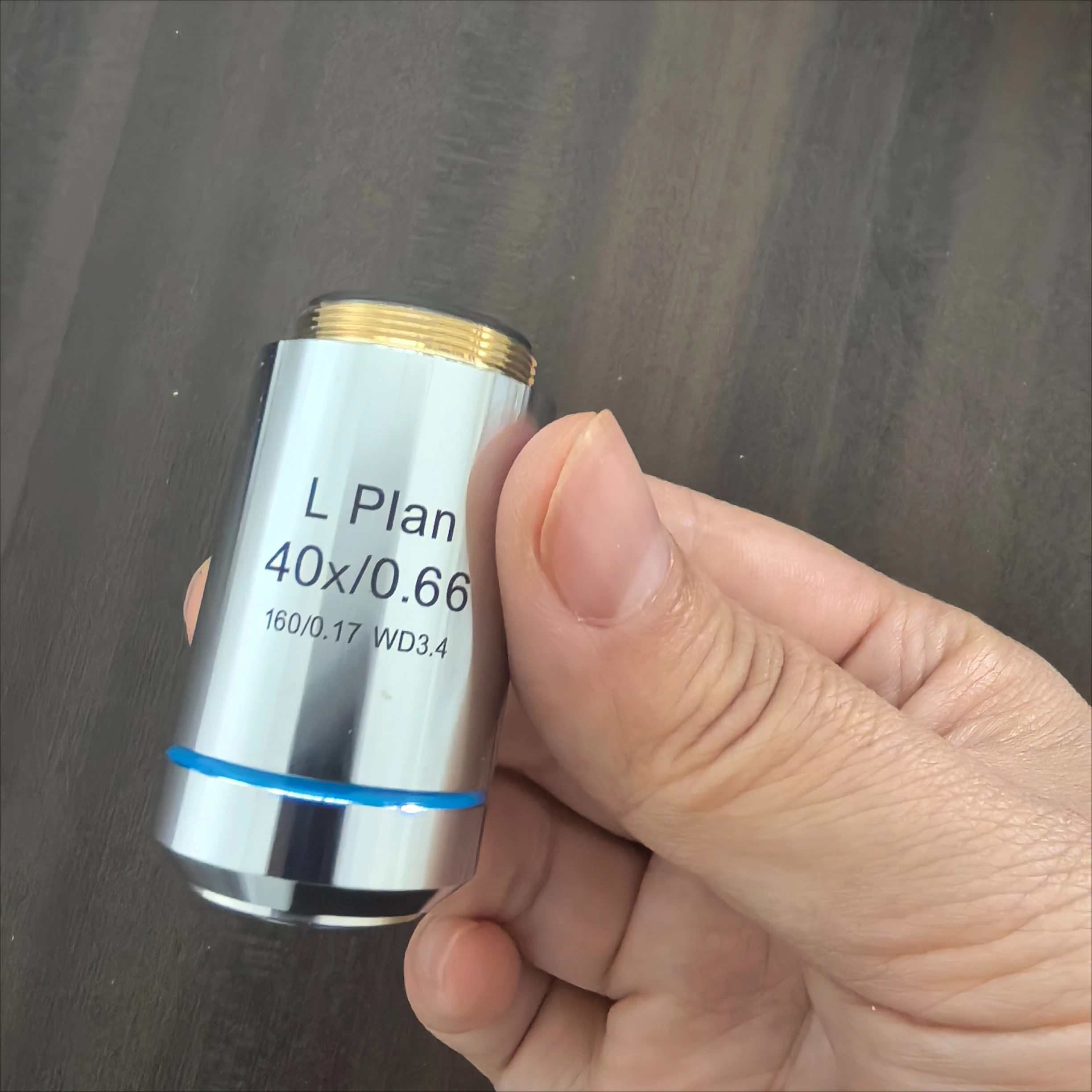 40X 195mm Finite Long Working Distance Plan Achromatic Objective Lens Biological Microscope Objectives