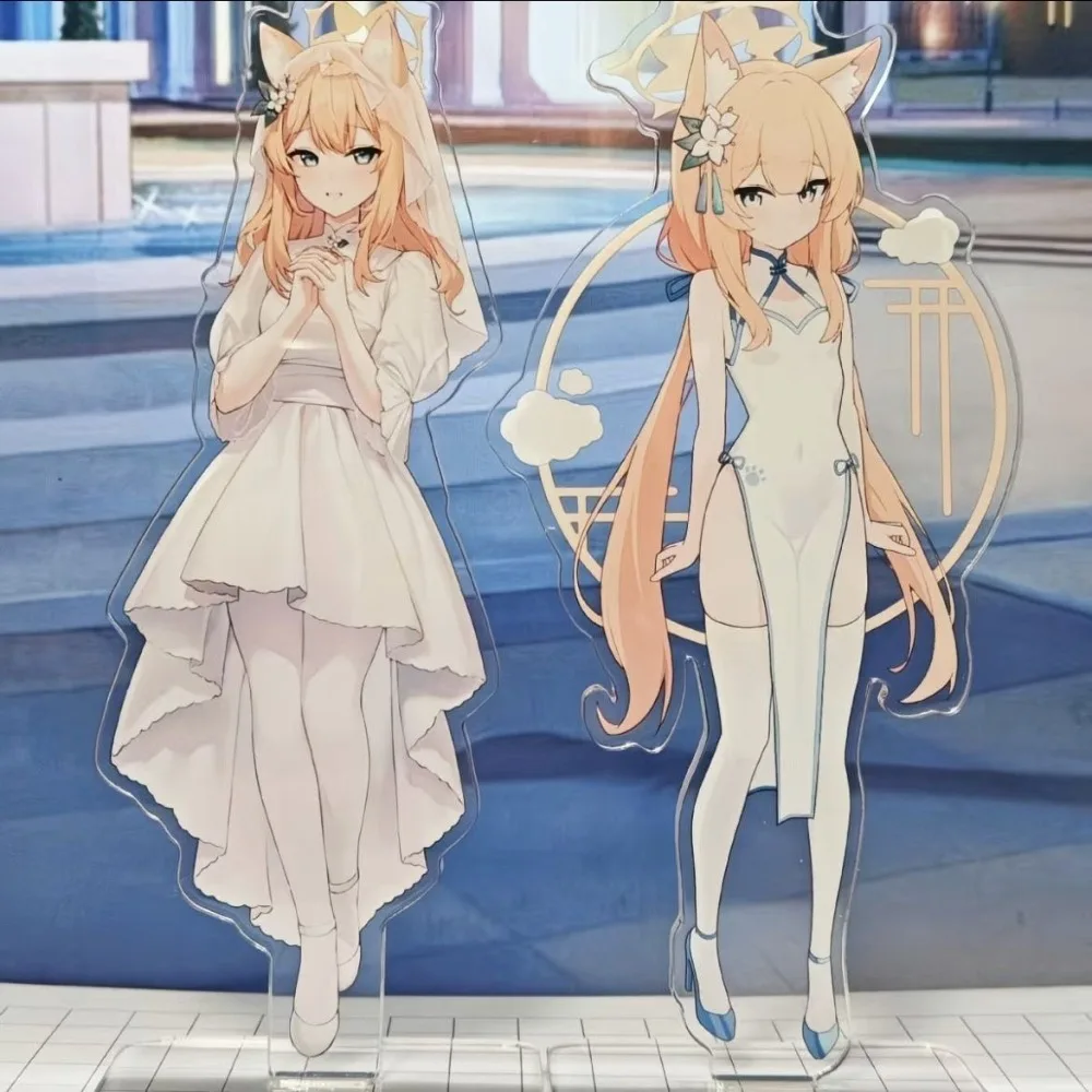 Anime Archive Acrylic Stand Peripheral Standee Mari Qipao Series Signboard Figurines Miniatures Model Decoration Accessory