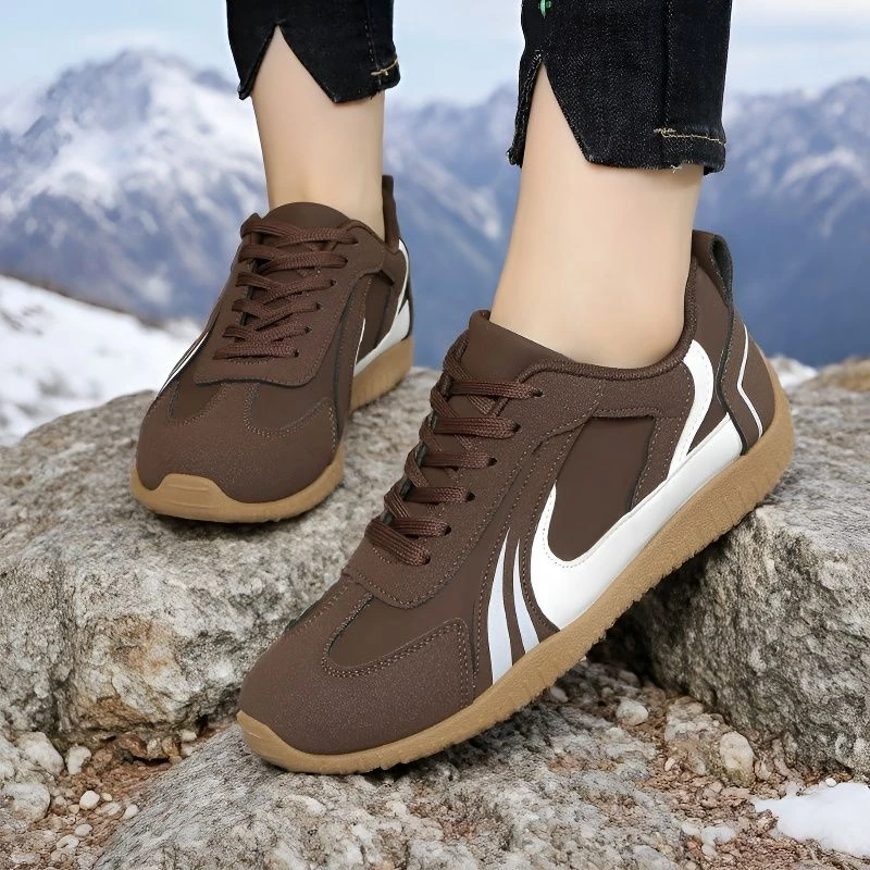 

2026 Women Sneakers Comfort Flat Bottom Round Toe Sports Shoes Sneakers Women Fashionable Outdoors Casual Shoes 436