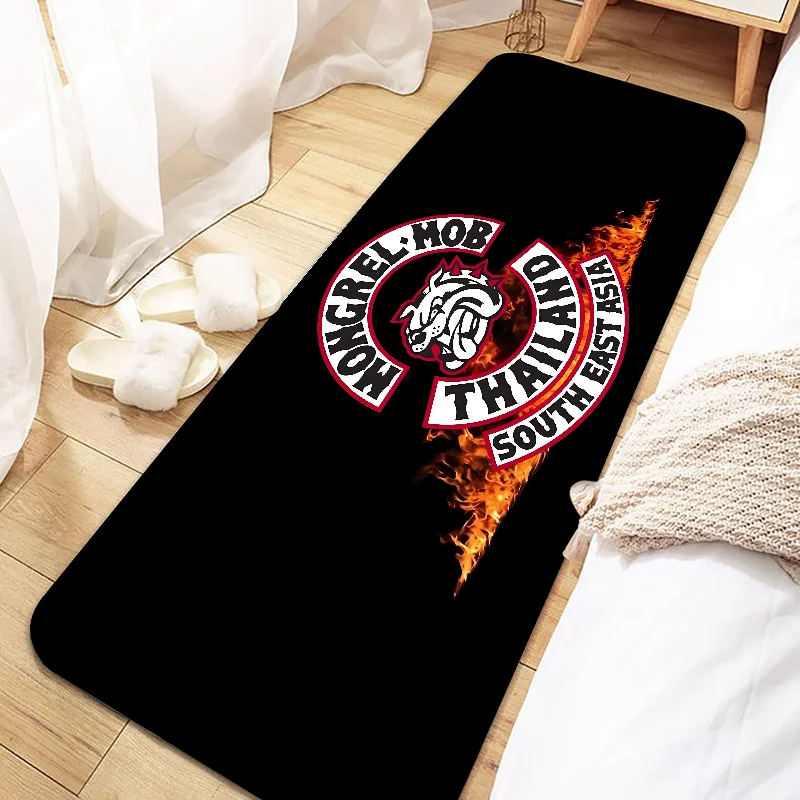 

Mongrel Mob Door Mat Entrance Non-slip Doormat Washable Kitchen Carpet Living Room Hallway Rugs Bathroom Bath Door Mats