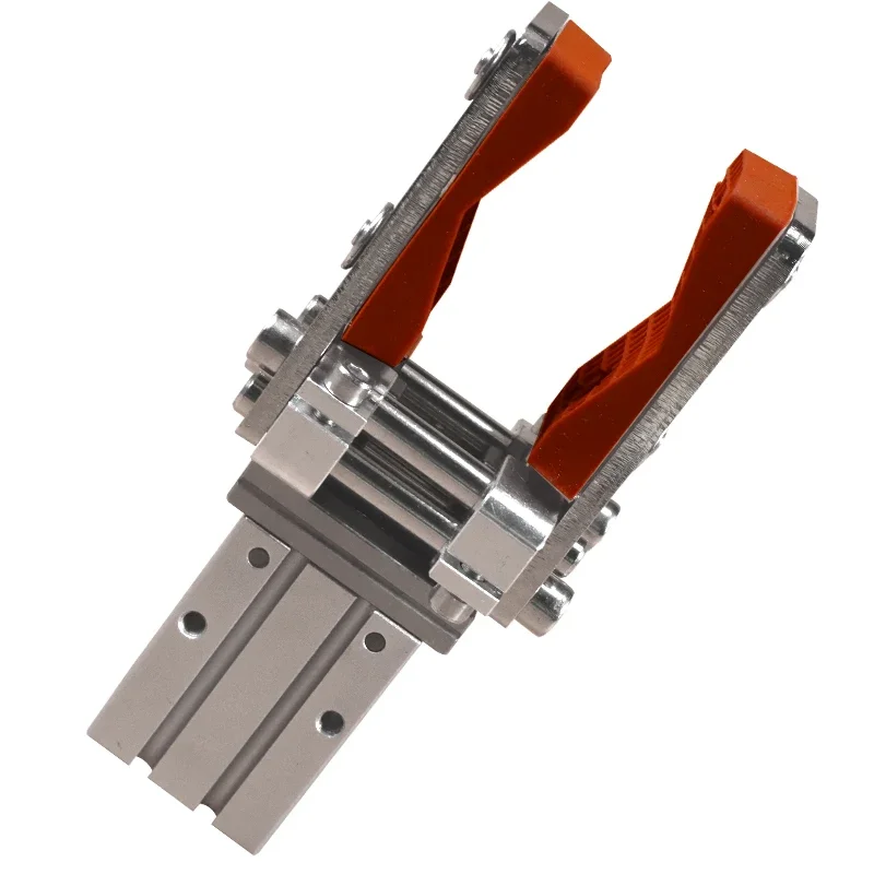 Manipulator finger cylinder chuck parallel jaw fixture fitting 16/20D widened jaw adjustable telescopic bracket
