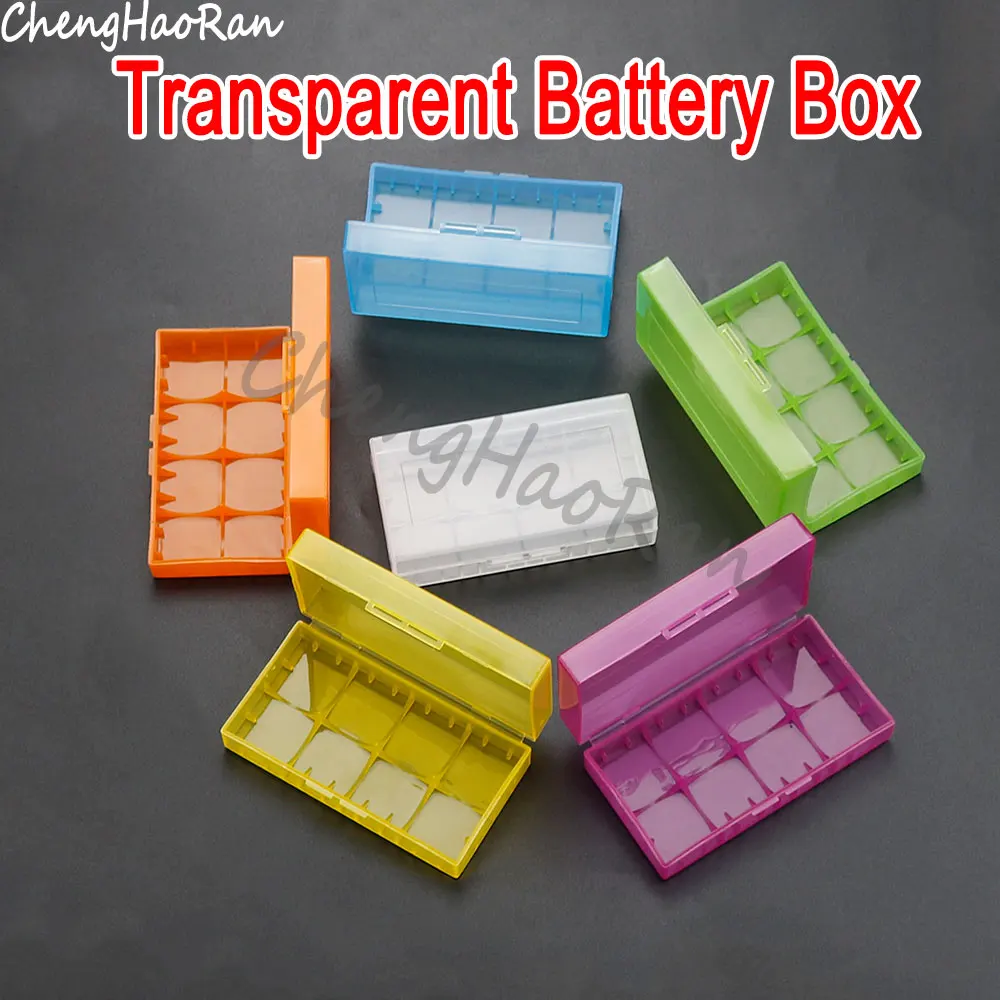 1Piece 18650 Battery Storage Box Hard Case Holder For 2 Sections 18650 Rechargeable Battery Power Bank Plastic Protect Case Box