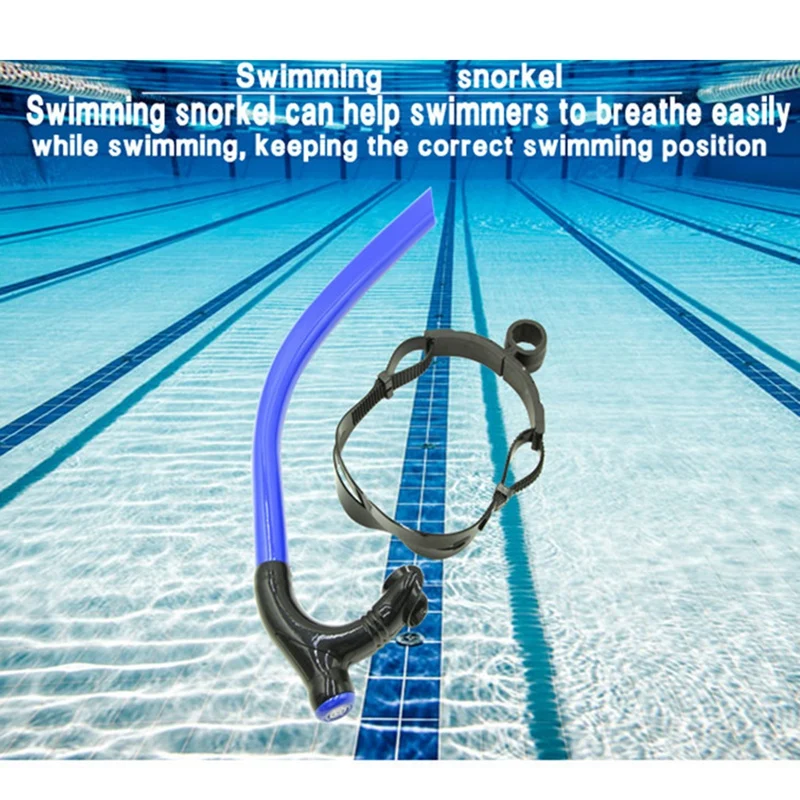 FUFU Silicone Swimming Front Breathing Tube Diving Training Adults Snorkel Diving Tube Swimming Scuba Diving Equipment