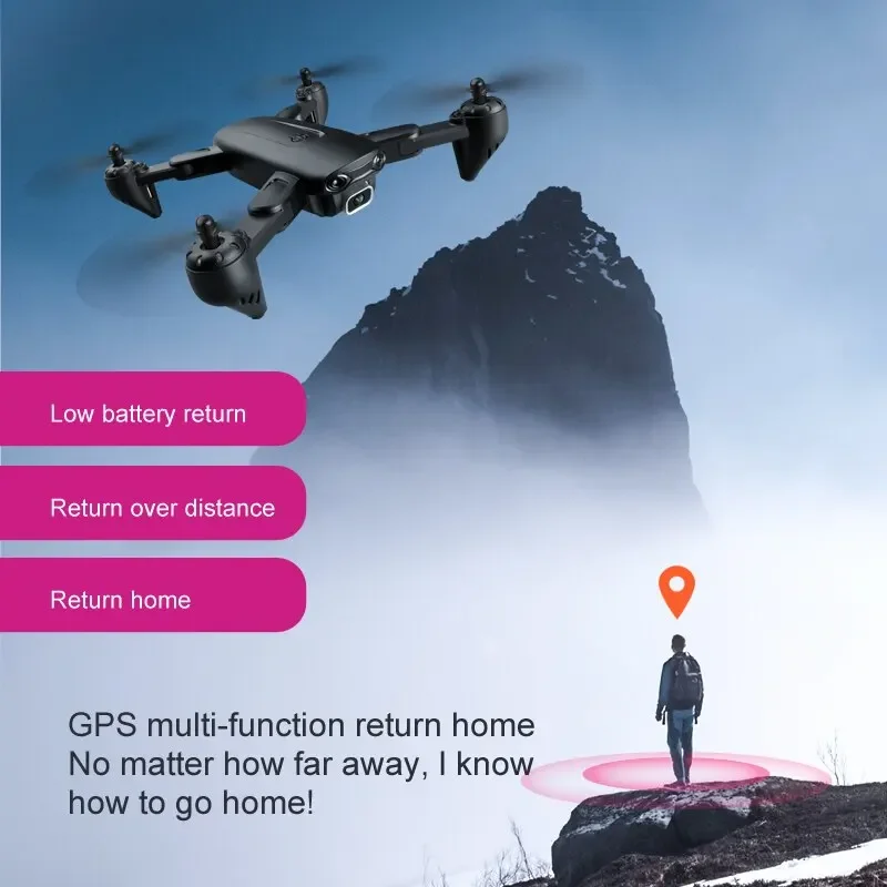 Drone GPS 4K 5G WiFi wideo na żywo FPV Quadrotor lot 25 minut Rc odległość 1000m Drone HD szerokokątny podwójny aparat