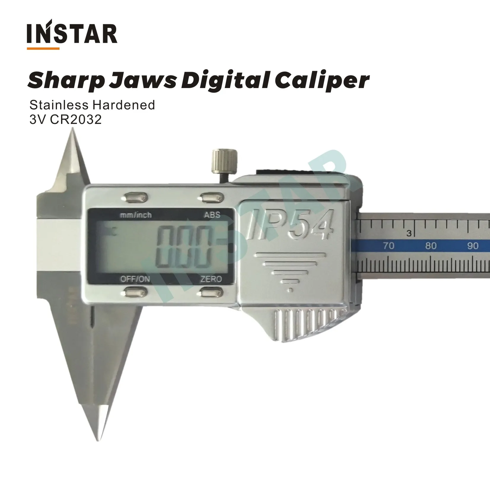 INSTAR Narrow Sharp Jaws Digital Caliper 0-150mm 200mm IP54 Proof High Accuracy Vernier Caliper DIN Grade
