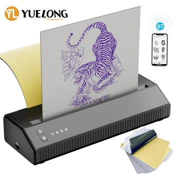 Wireless Bluetooth Tattoo Transfer Machine Stencil Transfer Printer 2500mAh Battery Portable Thermal Maker Printing Copier