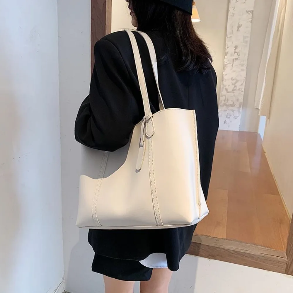Large Capacity Beach Bag Hot Sale Casual Trendy Shopping Tote Bag Retro Handbag Daily Life