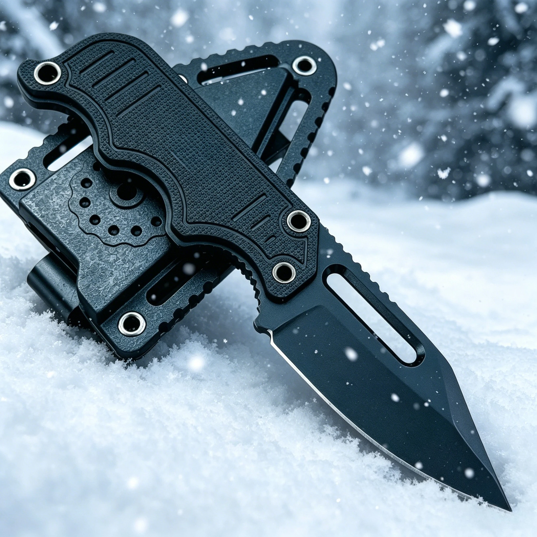 Dive Knife Titanium - มีดพกพา Mini Instinct EDC ใบมีดคงที่ –