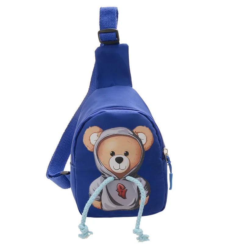 Cartoon kindergarten chest bag abbigliamento carino bear boy and girl baby marsupio borsa a tracolla per bambini da viaggio