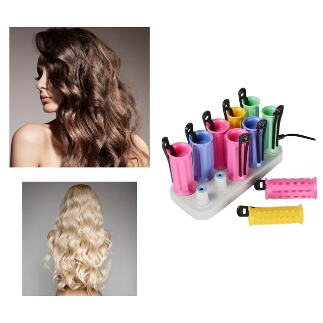 Curling hair with heated rollers best sale