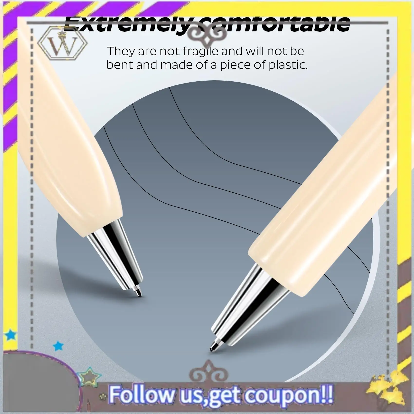 

New 25PCS Bone Design Ballpoint Pens With Black Ink For Artist, , Nurse , School, Office, Party