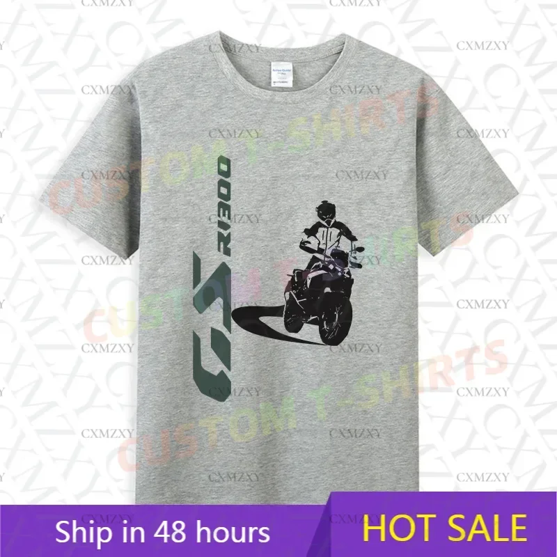 

2025 Men T Shirt Casual B.M.W GS R1300 T-shirt Graphic Oversized Sports Tops Breathable Comfortable Streetwear S-3XL Cool Tee