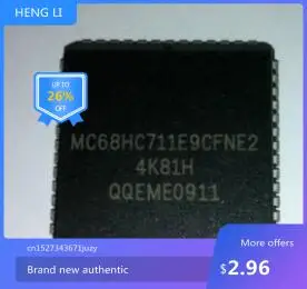 

IC NEW 100% MC68HC711KA2CFN4