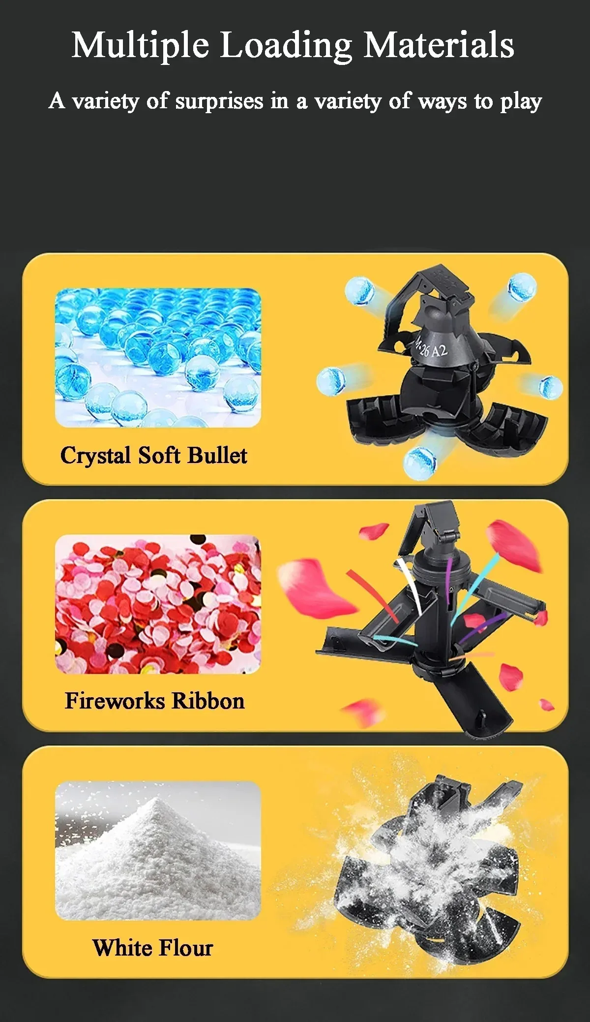 1/2Pcs M18 Toy-Hand…