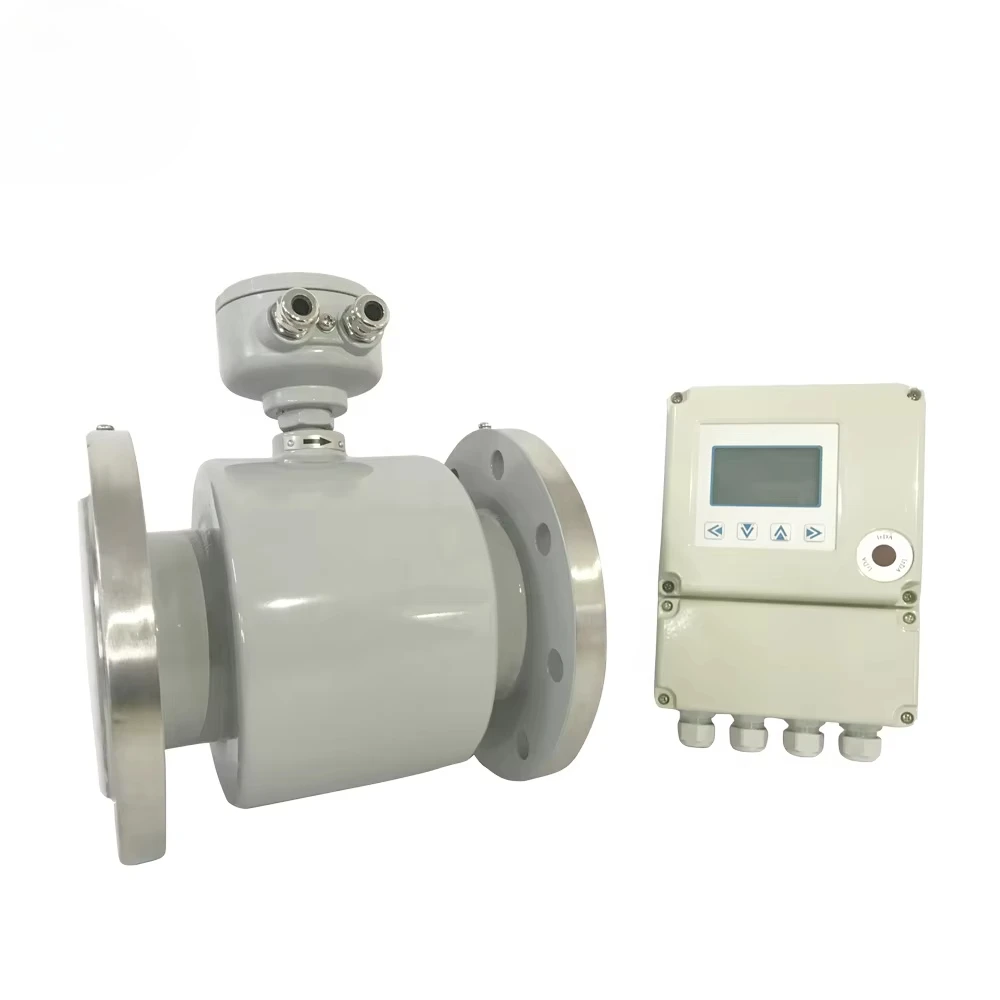 مقياس الجريان الكهرومغناطيسي لقياس سائل شفة عالية الدقة #6