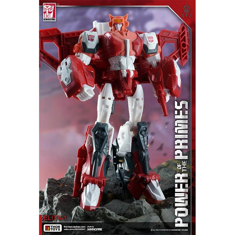 Hasbro TransDevices Power of the Primes Elita-1 18cm Voyager aqAnime Action Figure Modèle Jouet Original Collection Cadeau