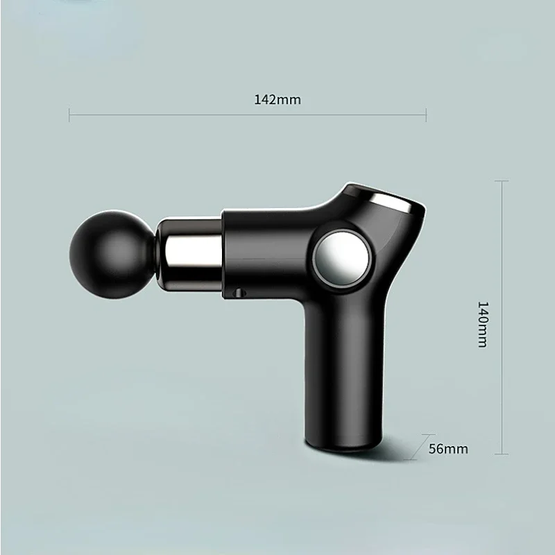 BXA Mini Massage Gun Portable High Frequency Muscle Tissue Pain Relief Tension Sports Body Back Massage Gun Fitness Equipment