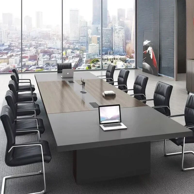 

Conference Table Simple Modern Conference Room Negotiation Table And Chair Combination Large Training Table Office Furniture