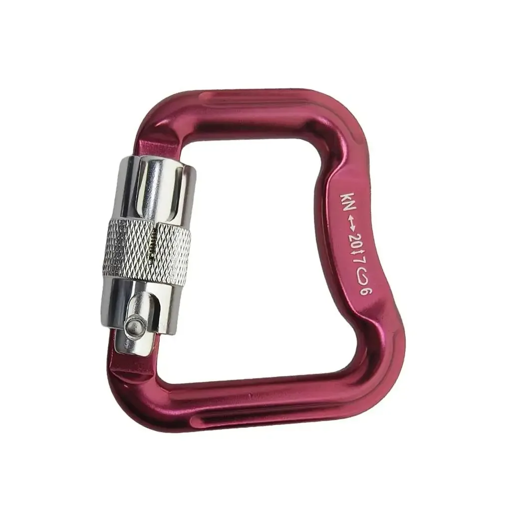 Alloy Paragliding Paraglider Carabiner Paragliding Rectangular Reserve Parachute Links Carabiners Twist Auto Locking Hook