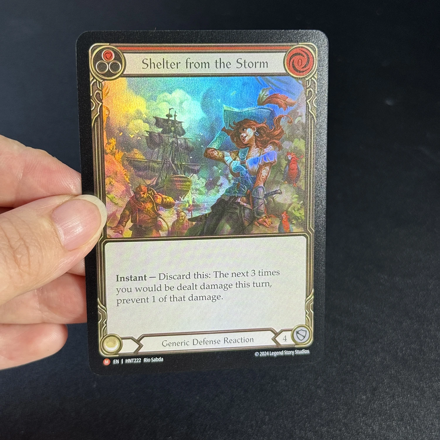 FAB Rainbow Foil Proxy TCG Cards Truce Shelter from the Storm Oath of Loyalty Conqueror of the High Seas Command and Conquer TCG