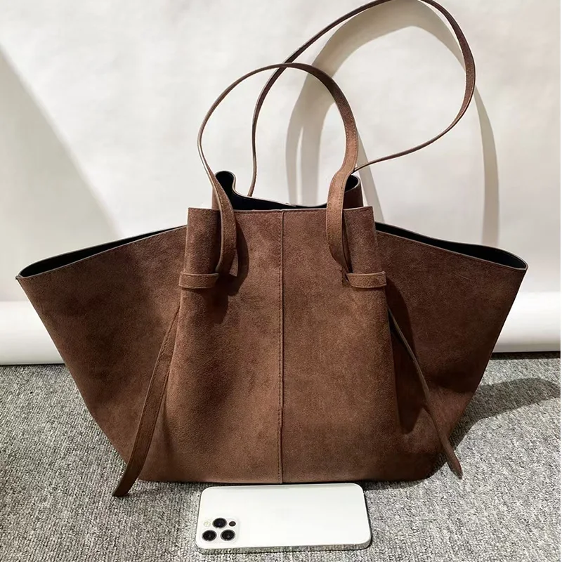 Luxury Large Capacity Women's Underarm Wing Bag, Female French Commuter Wings Handheld Shoulder Bag, Underarm Shopper Tote Bag