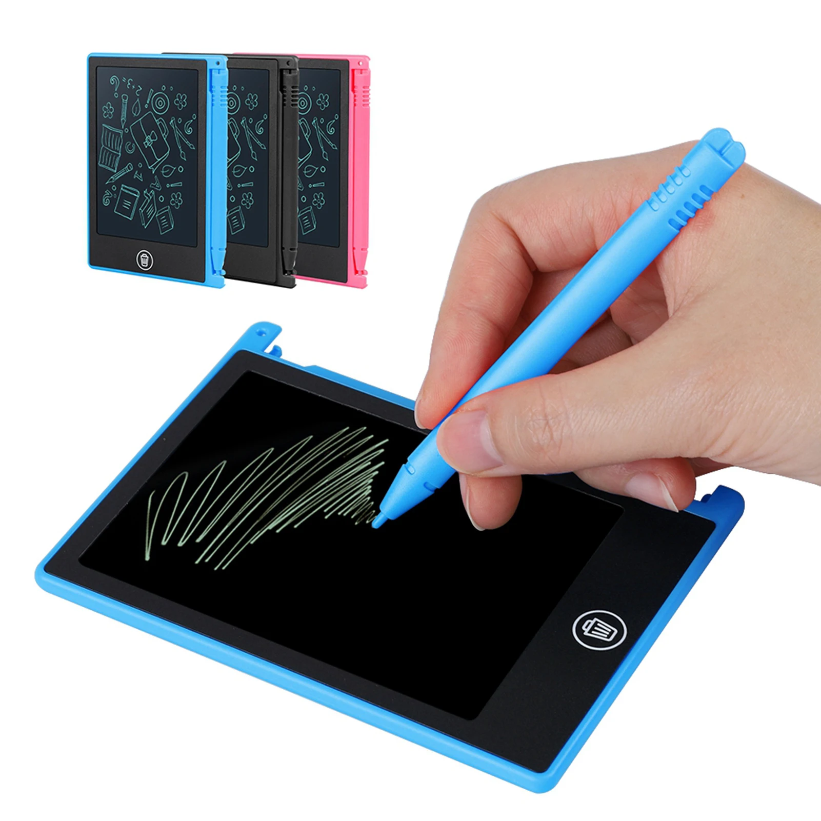 4.5in LCD Children Drawing Board Handwriting Board Writing Drawing Tablet for Children Kids Memo List Reminder Note