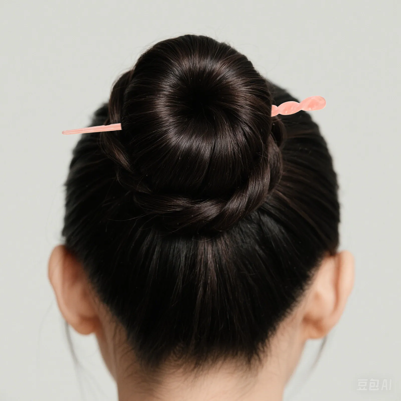 4Pcs Acetate Hair Sticks Vintage Chinese Retro Hairpin Straight Chignon Pin for Updo Bun Secure Hold Asian Hair Jewelry