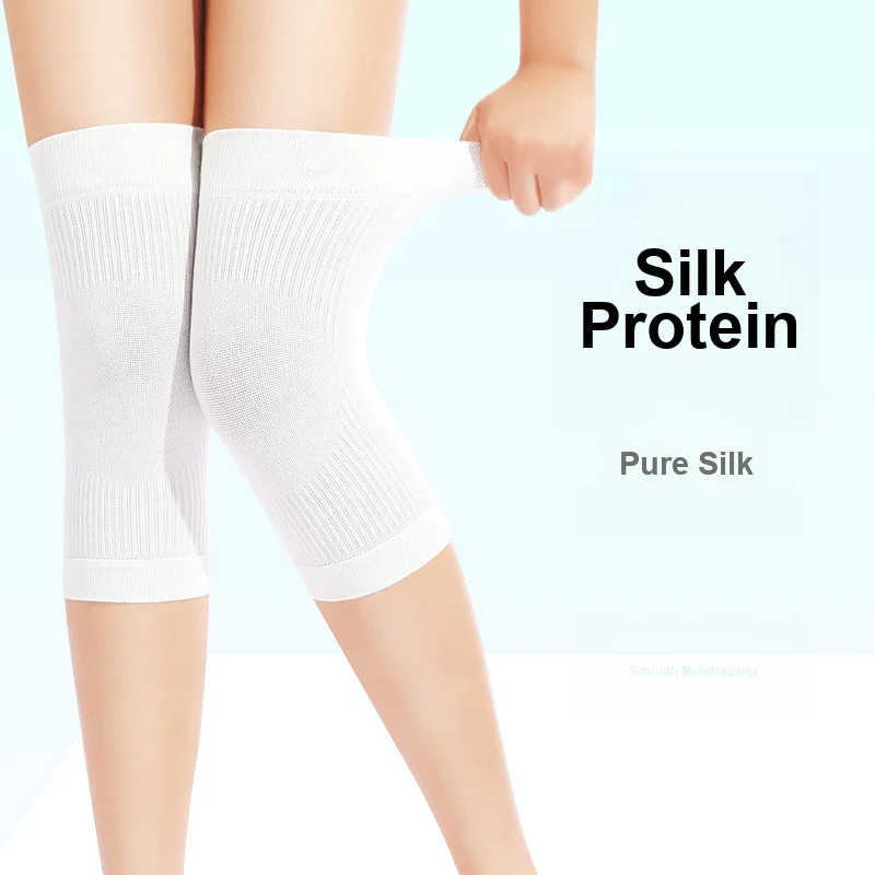 Ultra-thin Silk Knee Protector for Summer Joint Support for Men Women and Elderly for Cold Protection in Air-conditioned Rooms