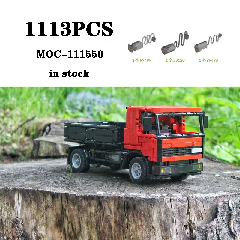 

New MOC-111550 LIAZ 250 Dump Truck Construction PDF Instructions Building Blocks 1113PCS Children's Birthday Toys Christmas Gift