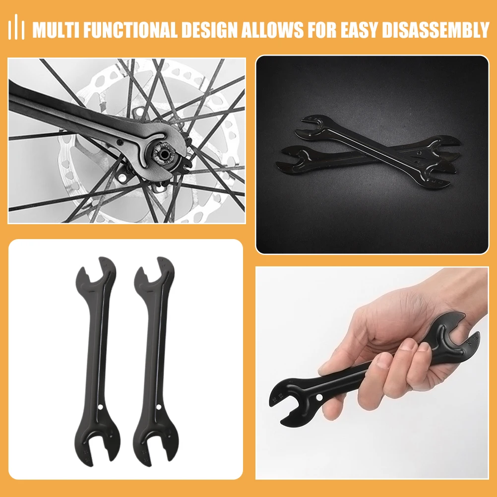 

4pcs Durable Metal Bike Axle Wrench Tool Mountain Bicycle Maintenance Hub Wheel Wrench Repair Tool For Bike Repair Tools