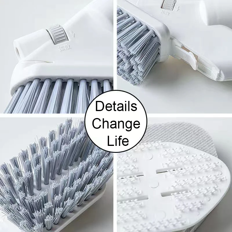 Kitchen cleaning brush Kit All Purpose Cleaner Auto Tires Cleaning Tools for Tile Bathroom Kitchen Plastic Scrubber Brushes 5pcs