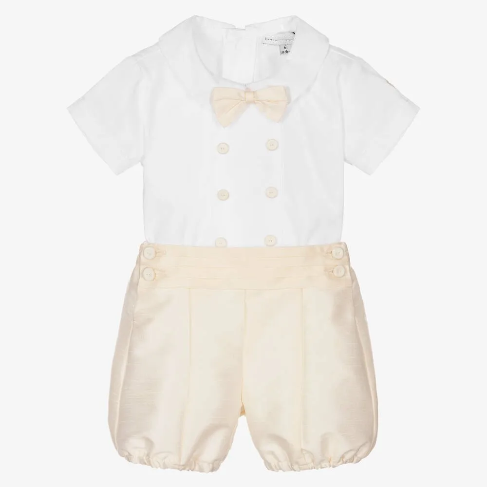 bambini-vestiti-spagnoli-vestito-neonato-estate-boutique-abiti-camicia-bianca-pantaloncini-champagne-ragazzi-eid-party-clothes-set