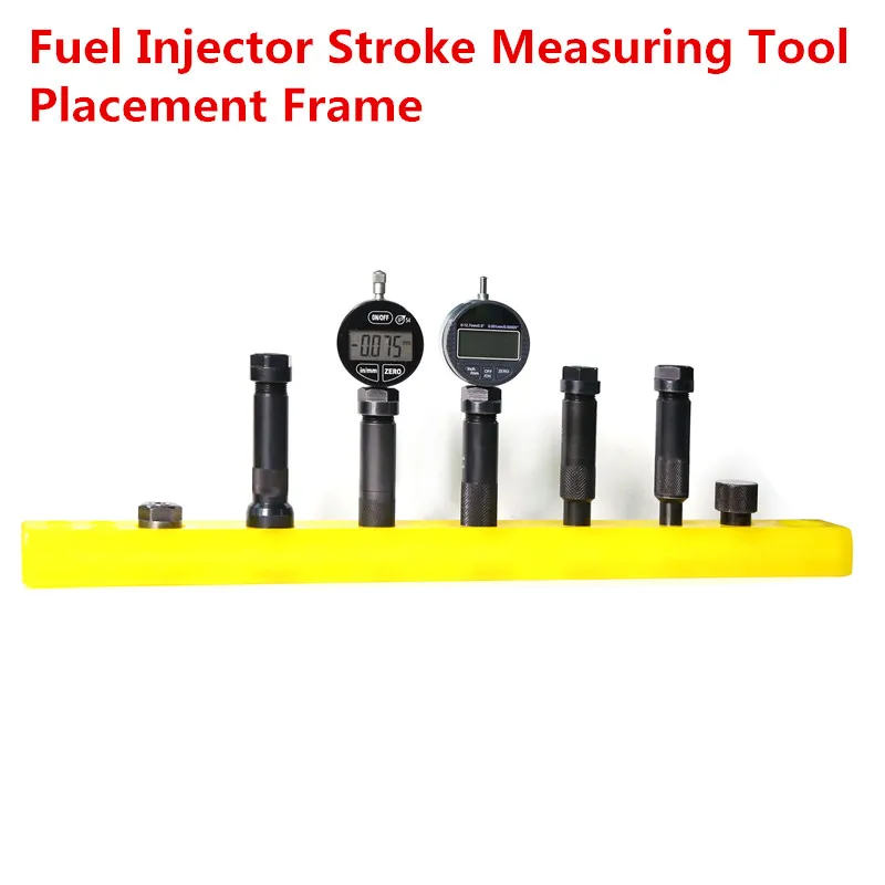 

New!Common Rail Injector Nozzle Travel Measurement Gauge Tool Base Seat, Fuel Injector Stroke Measuring Tool Placement Frame