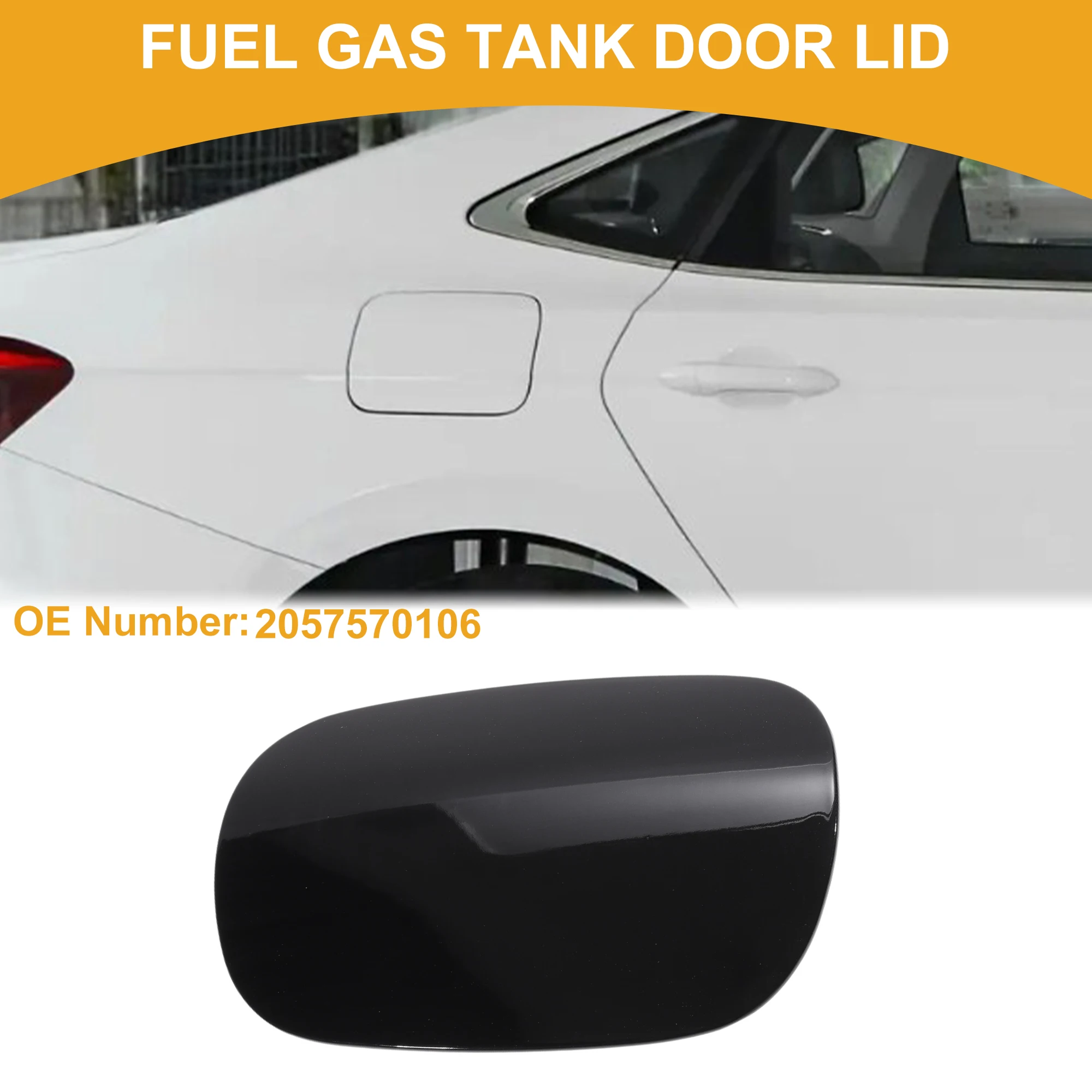 

Крышка дверцы топливного бака UXCELL для Mercedes-Benz C180 C200 Тип зажима No 2057570106 Черный