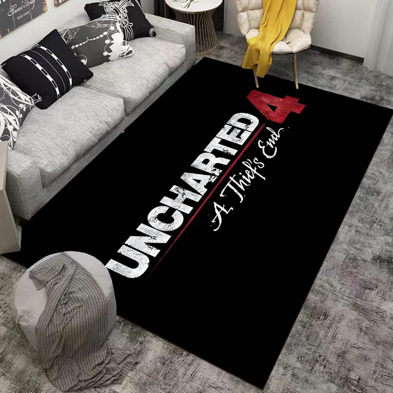 Game-Uncharted Area Rug,Carpet for Home Living Room Bedroom Sofa Doormat Kitchen Decor,Non-slip Floor Mat Home Accessories