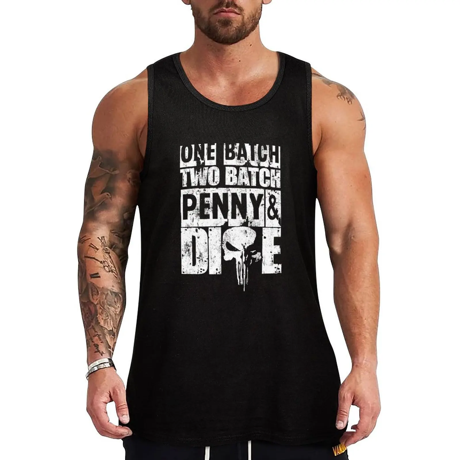 

One Batch Two Batch Tank Top basketball clothing Muscle fit t-shirt for man summer