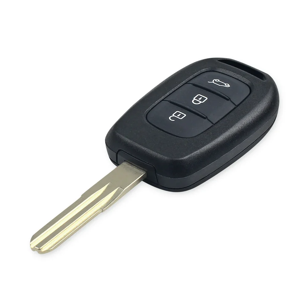 KEYYOU For Renault Duster Sandero Dacia Logan Clio Captur Laguna Scenic 2016 2015 Remote Key Shell 3 Buttons Replacement Car Key