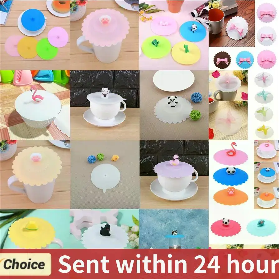 Silicone Heat-resistant Dust-proof Sealed Cup Lids Bowl Cover Food Wrap Lid